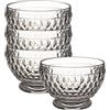 Villeroy & Boch - Boston Set 4 pz Coppetta da macedonia trasparenti