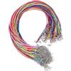 WHC 50 Cordini Cerati Colorati 2mm per Collane e Ciondoli