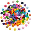 VIKSAUN 1000 Pezzi 10mm Pompon Colorati Multicolore, Pompon Morbidi per Artigianato Creativo e Decorazioni per Matrimoni e Occasioni Speciali