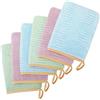 COZYMIRE Set Lavette Bagno 15x21cm Morbidi e Resistenti Manopole da Bagno Riutilizzabili Perfetto per Pelle Secca, Grassa e Sensibile Ideali per la Cura Quotidiana e gli Ospiti 6 Pezzi-005
