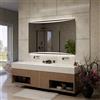 Alasta Vilnius Specchio Bagno LED 110x80cm Antiappannamento, Retroilluminato, Personalizzabile, Rettangolare, Selezione Colore Luce