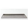 Baldassare Agnelli Pentole Agnelli Pasticceria e Pizza Teglia Rettangolare Microforata, Foro 2 mm in Lega 3003, Alluminio, 80 x 60 x 2 cm