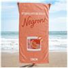 Vestin Telo da spiaggia personalizzato - DI SBAGLIATO HO SOLO IL NEGRONI - DRINK E NOME - asciugamano da bagno asciugamano da piscina asciugamano da spiaggia per vacanze (75x150 cm)