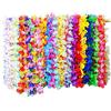 Jodsen Collana Hawaiana Ghirlanda di fiori, 36 Pezzi Bracciali Arcobaleno Increspati Colorati,Lei Fiore Tropicale Luau Decorazioni Abiti Tema Estivo,Forniture Bomboniere Feste Compleanno Spiaggia,Foto props