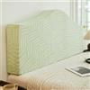 ZCXRYFL Copritestiera Letto In Velluto Jacquard, Elastico Copertura Per Testiera Per Letto Matrimoniale Singolo, Fodera protettiva antipolvere Per Testata In Pelle/Imbottite/Legno/Irregolari(160-180cm,Green5)