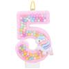 Tinoaly Topper per Torta a Forma di Unicorno, Candele Compleanno Tema Unicorno Decorazioni Torta Tema Cartone Animato Articoli per Feste di Compleanno Bambine (5)