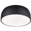 Trio Leuchten Baron Lampada da soffitto, Nero Opaco,