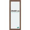 yd. Cornice 20x60 cm Noce Scuro - Cornice in MDF Mura