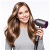 GiDaCom Asciugacapelli LED con Ionizzazione e 3 Temperature - Phon Professionale 800W con Aria Fredda, Retroilluminazione LED, Concentratore Incluso - Asciugatura Rapida e Styling