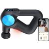 Theragun PRO Plus | Pistola Massaggio Muscolare | Velocità regolabili | Schermo OLED | Braccio Rotante | 6 Testine | Massaggiatore professionale per scioglierei (Pro Plus - Nero)