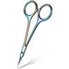 Beugo Forbici per Unghie, Forbici per Cuticole, Forbicina Professionale Unghie Forbicina Manicure Taglia Cuticole per Professionale e Domestico, Peptidi Colorati di Seconda Generazione