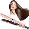 Guyisile Piastra per capelli professionale 2 in 1, display LCD rivestito in ceramica da 120-230 ℃, il riscaldamento richiede solo 20 secondi, ideale per capelli lisci, ricci e mossi