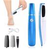 ChaneeHann Pedicure Elettrico Impermeabile,Lima Elettrica Ricaricabile a 2 Velocità per Calli, Pelle Morta, Talloni Screpolati e Pelle Secca, Cura Professionale a Casa,Blu