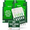 Polonord Adeste ADESTE 5 in 1 Test THC Urine | Test Urine THC Rapido | 5 Minuti | 8 Test | THC Test Urine 5 livelli | Rileva 10-300 ng/mL | Oltre 98% accuratezza | Per uso privato e aziendale | Facile da usare