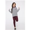 Tezenis Leggings In Cotone Elasticizzato Bambina Rosso