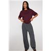 Tezenis T-shirt 100% Cotone Pesantezza Media Over Donna Rosso