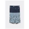 Tezenis 4 Paia Di Boxer Bimbo In Cotone Stampato Bambino Grigio