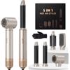 Unipampa Asciugacapelli 5 in 1, Spazzola Asciugacapelli Multifunzione, Hair Styler set 1000W, Airbrush Air Styler, Spazzola Ad Aria Calda, Phon Capelli Per Asciugatura, Volume, Ricci