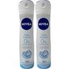 Nivea Deodorante Spray Naturale Fresco 150 ml, Protettivo per 48 Ore, Senza Alluminio, Con Estratti Oceanici (Confezione da 2)