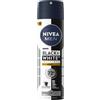 NIVEA MEN Black & White Invisible Epic Night Spray 150 ml, Deodorante uomo antitraspirante 72h, Deodorante spray contro odori, sudore, residui, irritazioni e macchie, Profumo rinfrescante e maschile