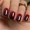 Vesavifaka Soft Gel Press On Nails Kit - 24 pezzi rosso ombre corto quadrato copertura completa punte design, unghie artificiali con colla per unghie