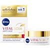 NIVEA VITAL SOJA Anti-Age Rassodante Cura del giorno SPF 15, Rassodante per la pelle matura con estratto di soia naturale, crema da giorno con SPF contro macchie di pigmento (50 ml)