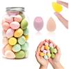 Cryptisg 40 Pezzi Spugnette Trucco Make Up, 2 x 3cm Mini Beauty Blender | Blender in Spugna Bellezza Morbida, Bagnato e Asciutto Spugna Trucco Make Up per Donne, Liquidi Fondotinta, Correttore, Crema