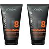 L'ORÉAL L'oreal Paris Studio Line Pasta Fibrosa Per Capelli Matt&Messy Effetto Opaco 8 150 Ml (2, Unità)
