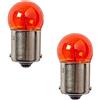 cyclingcolors 2x 12V 10W BA15S arancione lampadina auto moto scooter ciclomotore lampada lampeggiante