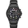 Kenneth Cole New York Orologio cronografo da uomo - Bracciale in acciaio inox, indici audaci, design sofisticato, Nero con indici colorati - Acciaio inossidabile