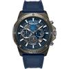 Kenneth Cole New York Orologio cronografo da uomo - Bracciale in acciaio inox, indici audaci, design sofisticato, Blue Camo - Silicone Blu/Nylon, Mens Standard, Cronografo
