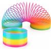 PARENCE. Set di 2 Spirali Arcobaleno - Giocattolo Magico di Primavera - Spirale Colorata Che Salta e rimbalza - Divertimento per Bambini e Adulti - 2 Pezzi