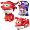 Super Wings Giocattoli Transforming Jett, Aereo robot giocattolo da 5 cm/2 in, Figura d'azione 2 in 1, giocattolo Transforming adatto a bambini e bambine dai 3 anni in su