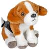 Wild Republic Pocketkins Eco Beagle, Animale di Peluche, 12 cm, Giocattolo di Peluche, Realizzato con Materiali Riciclati, Ecologico
