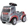 ROLLY TOYS Ferbedo Truck Racing 171194 - Scivolo per bambini con occhiello per rimorchio, volante con clacson integrato, veicolo per bambini con cinghia al ginocchio, pneumatici silenziosi)