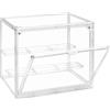 StarTech Vetrina da collezione in acrilico - Espositore a 3 ripiani - Porta magnetica - Autoportante - Per action figure e miniature - Trasparente
