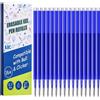 Thboxes 16 Ricariche Cancellabili 0,7 mm Compatibili Con Pilot Frixion, Blu Scuro