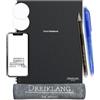 Dreiklang - be smart Quaderno Riutilizzabile Spirale A4 con Agenda - Blocco Note, Rigato & Puntinato, 2 Penne & Panno inclusi