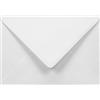 Netuno 50x Busta Da Lettera Di Carta Bianca Formato B6 12,5 x 17,5 cm 100g Commerciali Senza Finestra per Biglietti, Inviti, Partecipazione, Corrispondenza - Lembo Gommato