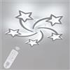 Goeco Plafoniera LED Soffitto Dimmerabile 50W 6200LM 5-Stella, Bianco