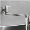 Wootap Moderna installazione a parete, rubinetto freddo girevole, in acciaio inossidabile, rubinetto da cucina, rubinetto per lavandino da bar