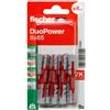 Fischer 537651 Blister Duopower, 8X65, Multicolore