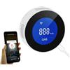 Wiby Rilevatore Fughe Gas Metano CH4 | Wi-Fi, App, Compatibile con Alexa e Google Home | Allarme 85dB, Display LCD | Certificato EN 50194 | Ideale per Cucina e Caldaia