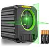 Huepar Livella Laser Autolivellante 30M, Huepar Livella Laser Autolivellante, Linea Laser Verde a Croce, Orizzontale e Verticale Laser, IP54 Batteria Inclusa-B011G