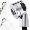 RUNQIN OUTDOOR Sostituzione Soffione Doccia Lavabo Parrucchiere, Adattatore Accessorio Doccetta Ciotola Lettino Shampoo 2 Modalità,Spray Spruzzatore Sedia Pedicure Acciaio Inossidabile,Pulsante Interruttore Laterale