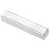 QUARKZMAN 40mm Lunghezza Asta per Spindle Porta Quadrata Argento | per Maggior Parte Tipi Maniglie Porte, Ricambi per Serratura Porta, Asta Serratura Porta Ferro