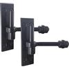 IRONTITE® Confezione da 2 cerniere per cancello resistenti con perno da 12 mm e bulloni a occhiello da 12 mm x 100 mm, per adattarsi a cancelli in ferro battuto e cancelli in legno. Cerniere per