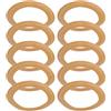 ViaGasaFamido Anello pistone in gomma 10 pezzi, fascia elastica per compressione compressore d'aria, kit guarnizioni in gomma, accessori pompa isolati per compressore d'aria silenzioso senza | 10 Anelli Pistone In Gomma per Compressori