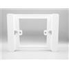 Habbii Adattatore BIANCO da scatola 503 a 86x86, placca adattatore riduttore da 503 a 86x86 in plastica. Supporto adattatore cassetta per termostati