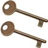 GAMOBIFER Chiave per Serratura AGB Interna ad Incasso (BRONZATO, N. 5)